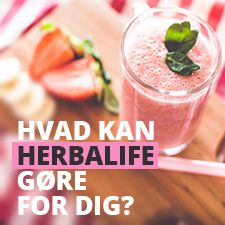sund livsstil og god ernæring med Herbalife