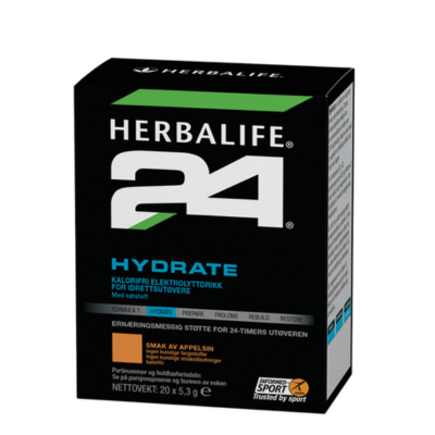 Herbalife24 Hydrate - Elektrolyt-drik med appelsinsmag (20 poser)