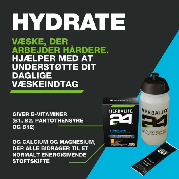 Herbalife24 Hydrate - Elektrolyt-drik med appelsinsmag (20 poser) - Billede 3