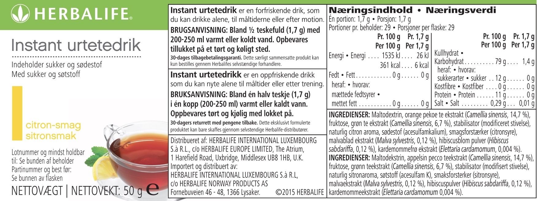 Herbal Aloe Vera Urtedrik - Mango (473 ml.) - Billede 5