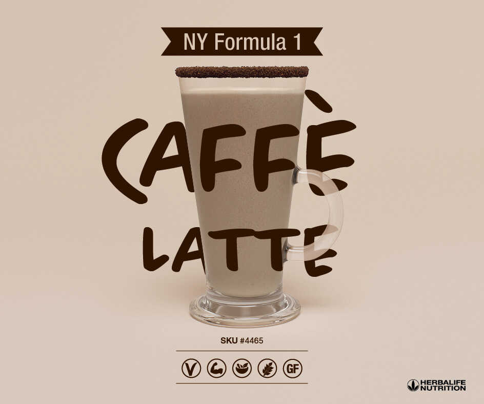 Formula 1 Nutritional Shake Mix - Caffé Latte (550 g.) - Billede 3
