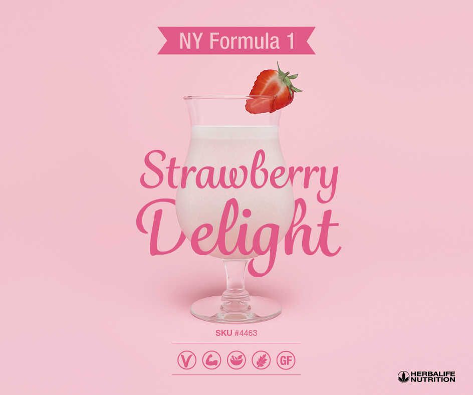 Formula 1 Nutritional Shake Mix - Jordbær (550 g.) - Billede 3